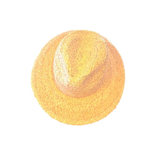 Will + Bear Uni-Sex River Sand Raffia Straw Hat Medium Sustainable Boho Sun Hat - Picture 3 of 9